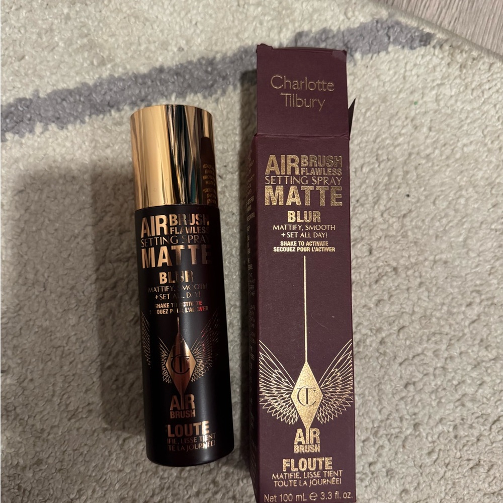 BNIB CHARLOTTE, TILBURY, MATTE BLUR SETTING SPRAY 100ml